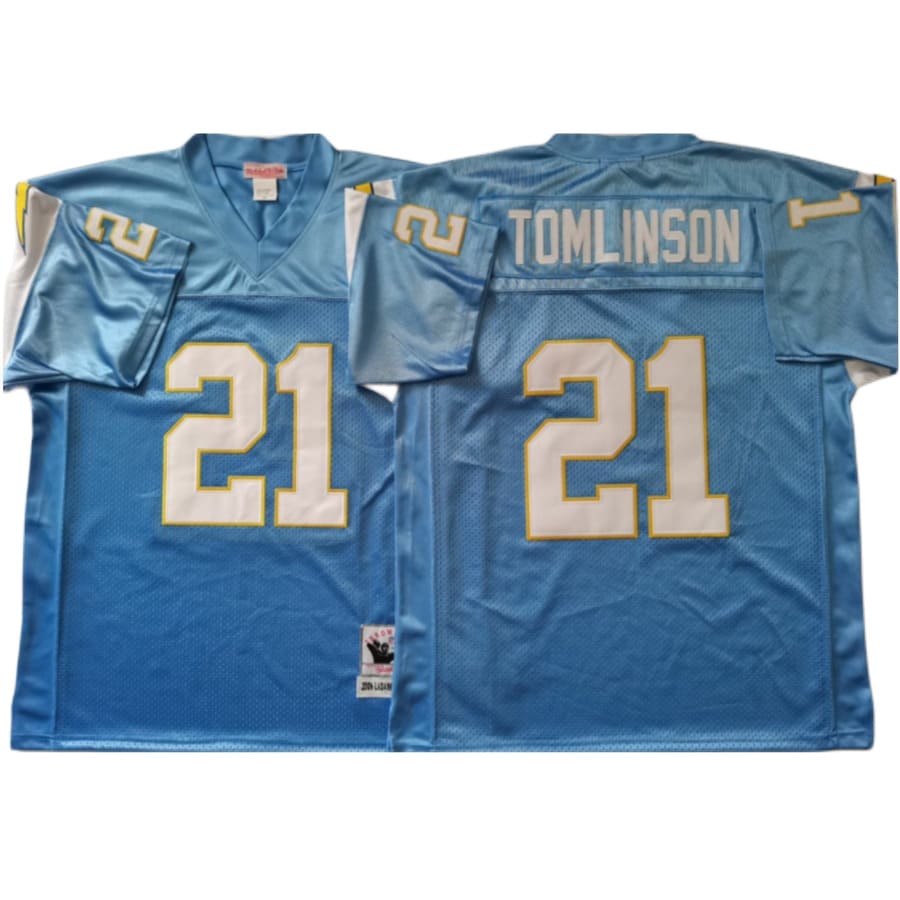 Men's Los Angeles Chargers LaDainian Tomlinson Mitchell & Ness Powder Blue Throwback Jersey