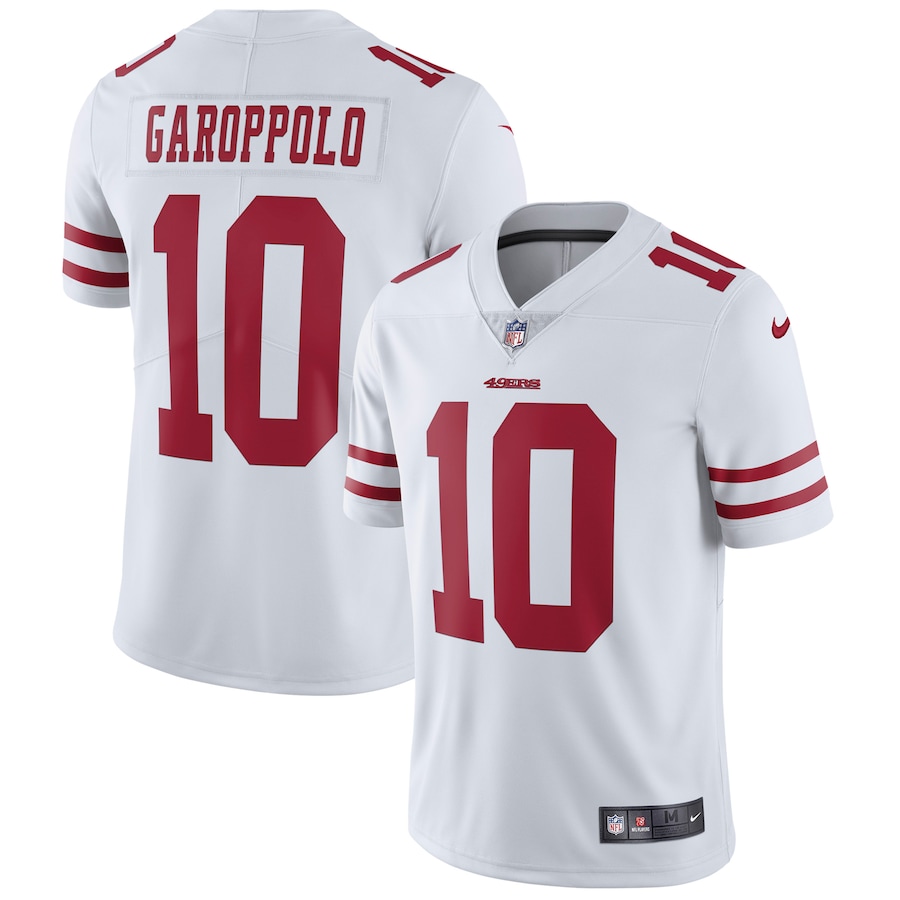 Men’s San Francisco 49ers Jimmy Garoppolo Nike White Vapor Untouchable Limited Jersey