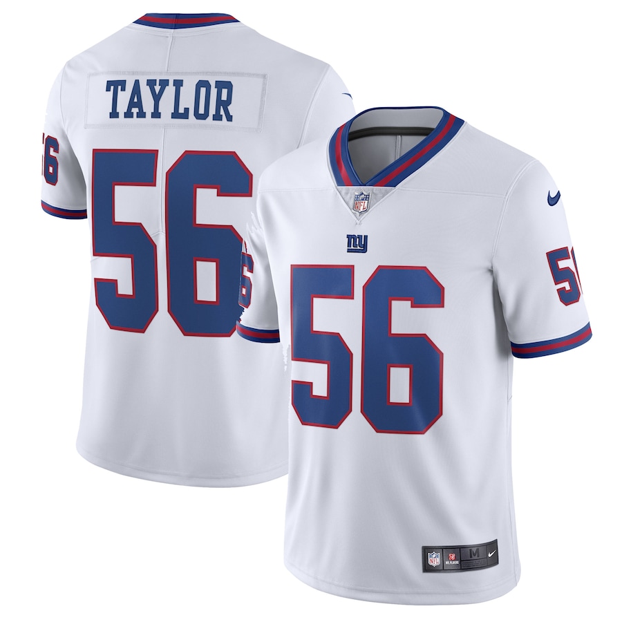 Men’s New York Giants Lawrence Taylor Nike White Alternate Game Retired Player Limited Jersey