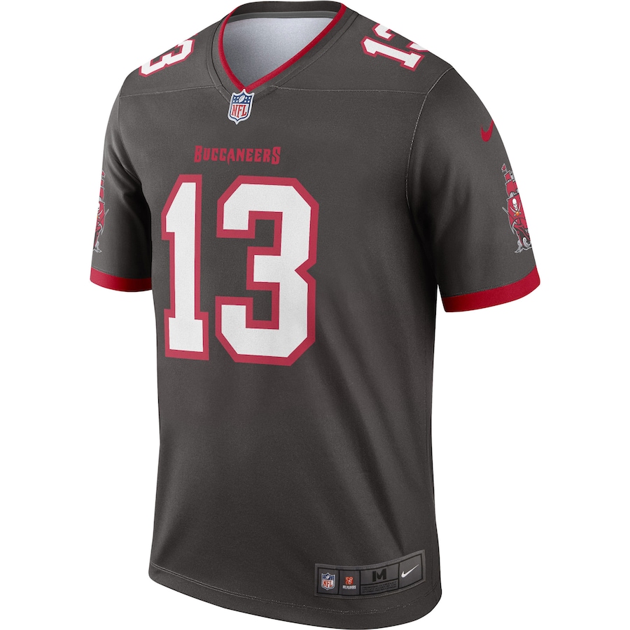 Men’s Tampa Bay Buccaneers Mike Evans Nike Pewter Alternate Legend Jersey