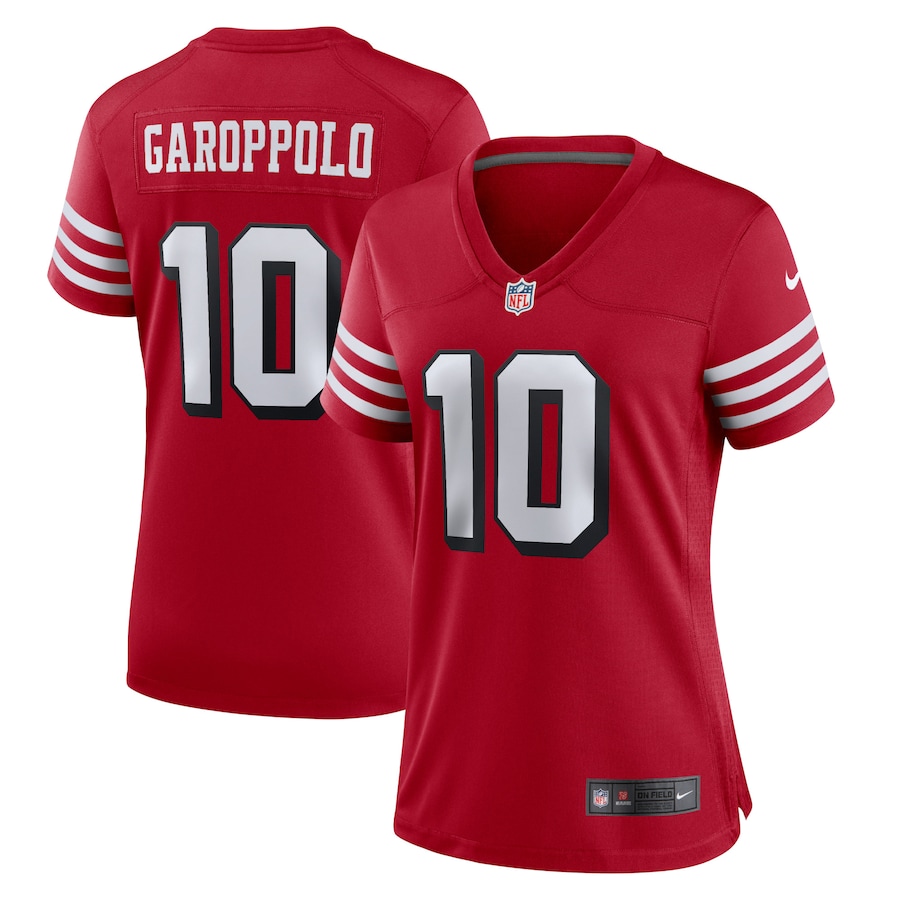 Women’s San Francisco 49ers Jimmy Garoppolo Nike Red Alternate Game Jersey
