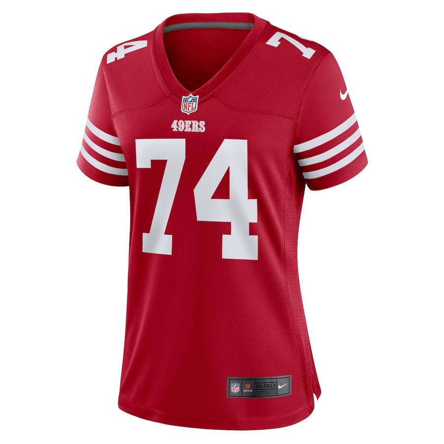 Women’s San Francisco 49ers Spencer Burford Nike Scarlet Game Player Jersey
