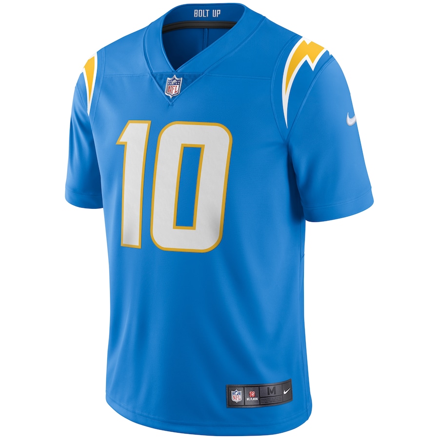 Men’s Los Angeles Chargers Justin Herbert Nike Powder Blue Vapor Limited Jersey