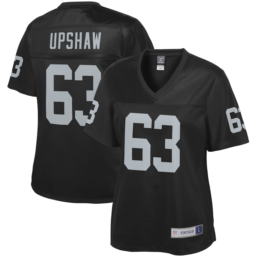 Women’s Las Vegas Raiders Gene Upshaw NFL Pro Line Black Retired Player Jersey