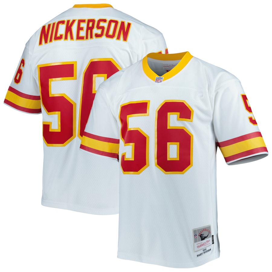 Men’s Tampa Bay Buccaneers Hardy Nickerson Mitchell & Ness White 1996 Legacy Replica Jersey