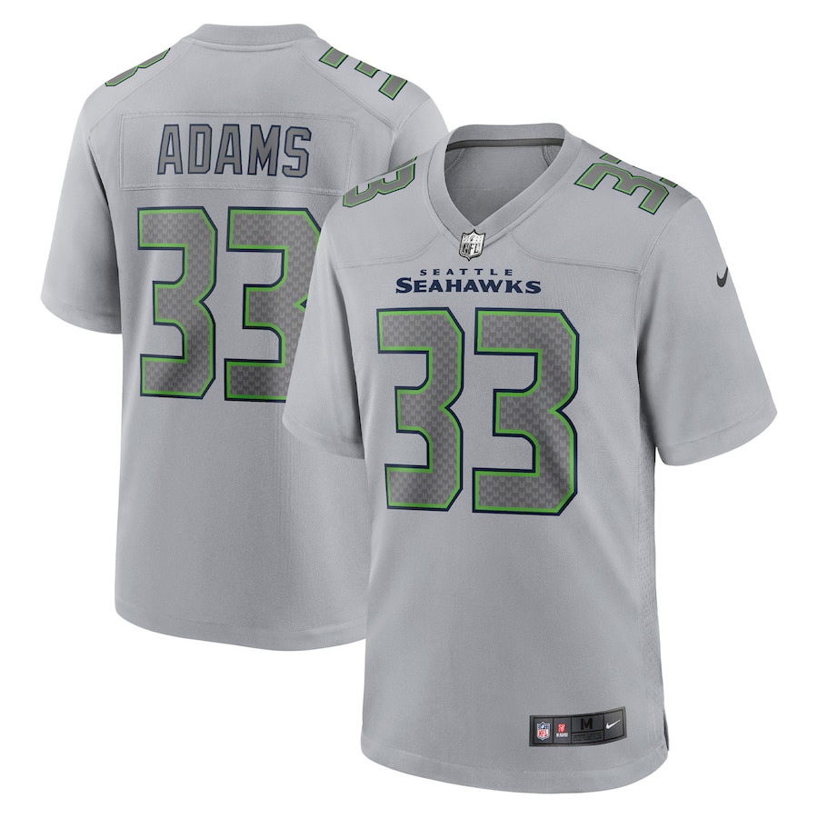 Men’s Seattle Seahawks Jamal Adams Nike Gray Atmosphere Fashion Game Jersey