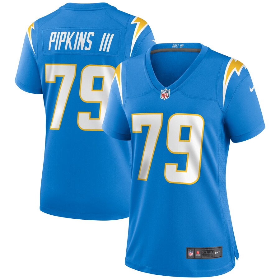 Women’s Los Angeles Chargers Trey Pipkins III Nike Powder Blue Game Jersey