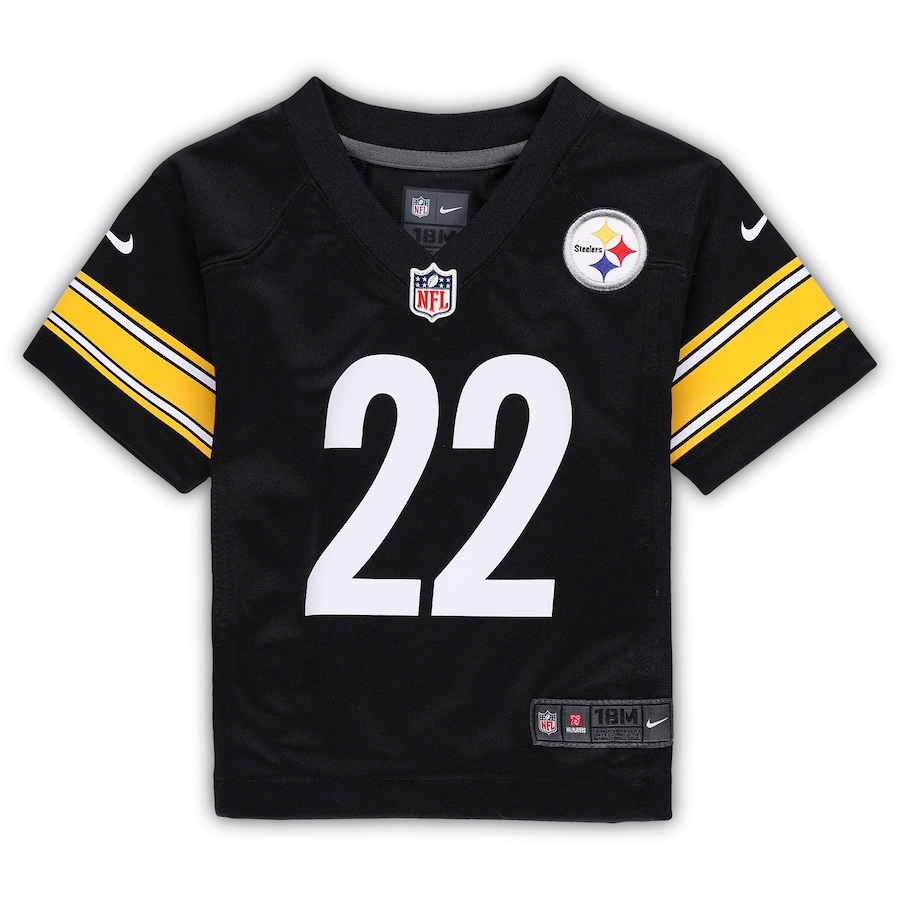Infant Pittsburgh Steelers Najee Harris Nike Black Player Game Jersey