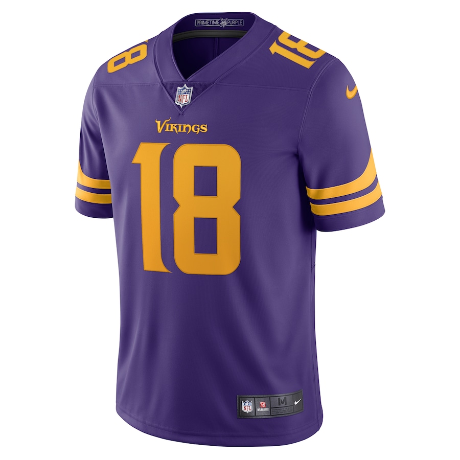 Men's Minnesota Vikings Justin Jefferson Nike Purple Alternate Vapor Limited Jersey