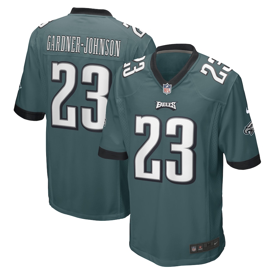 Men’s Philadelphia Eagles C.J. Gardner-Johnson Nike Midnight Green Game Player Jersey