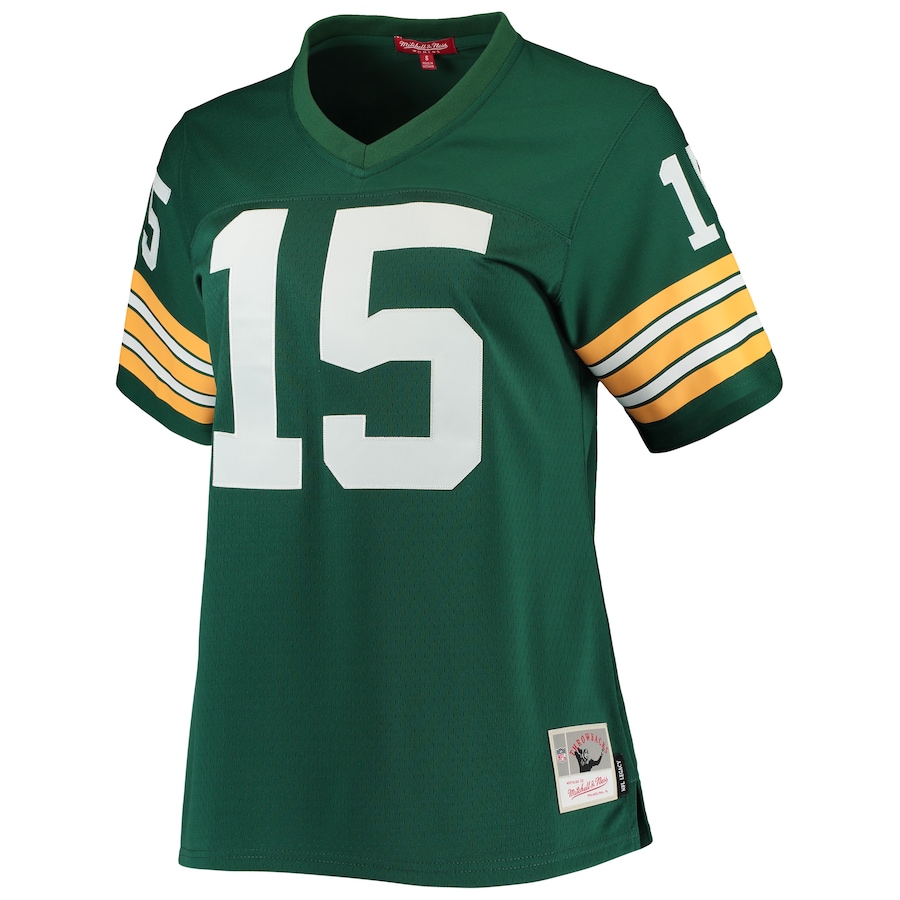 Women’s Green Bay Packers Bart Starr Mitchell & Ness Green 1967 Legacy Replica Player Jersey