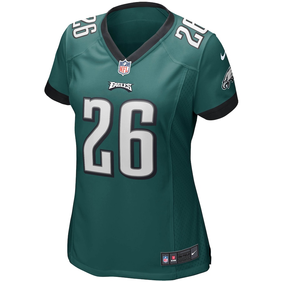 Women’s Philadelphia Eagles Miles Sanders Nike Midnight Green Game Jersey