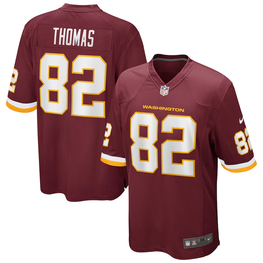 Men’s Nike Logan Thomas Washington Football Team Burgundy Game Player Jersey