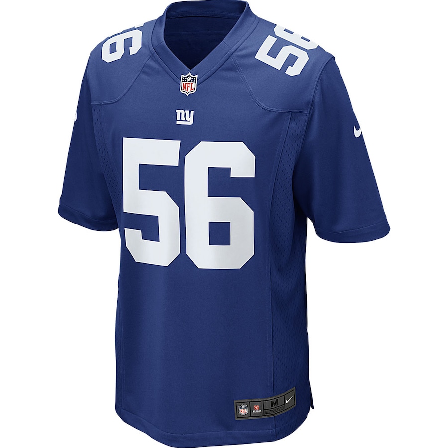 Mens New York Giants Lawrence Taylor Nike Royal Blue Retired Player Game Jersey