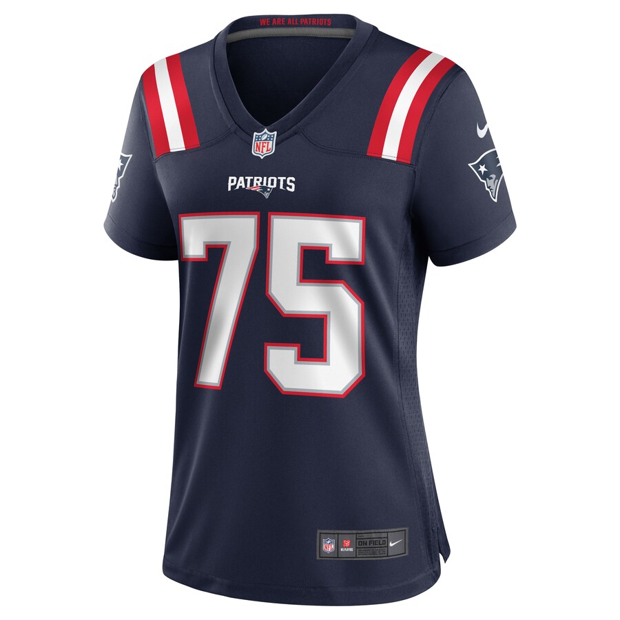 Women’s New England Patriots Justin Herron Nike Navy Team Game Jersey