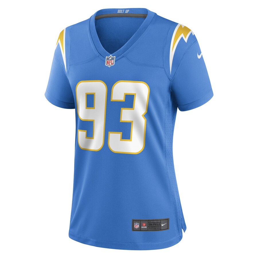 Women's Los Angeles Chargers Otito Ogbonnia Nike Powder Blue Game Player Jersey