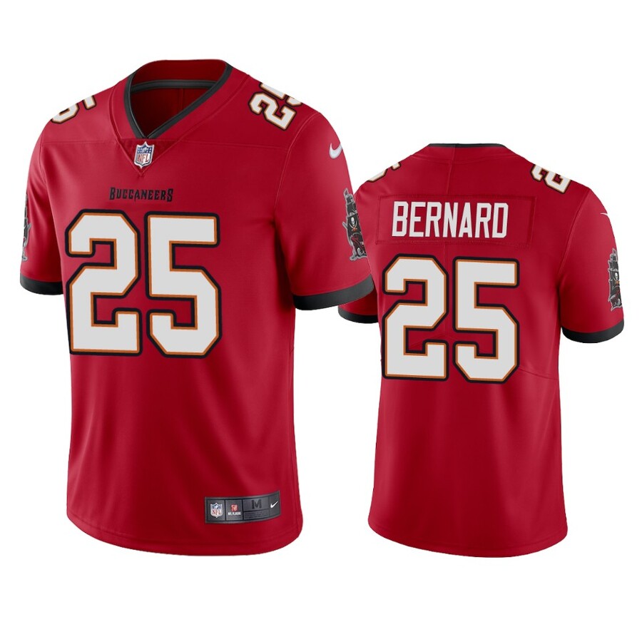 Men's Tampa Bay Buccaneers Giovani Bernard Red Vapor Limited Jersey 01