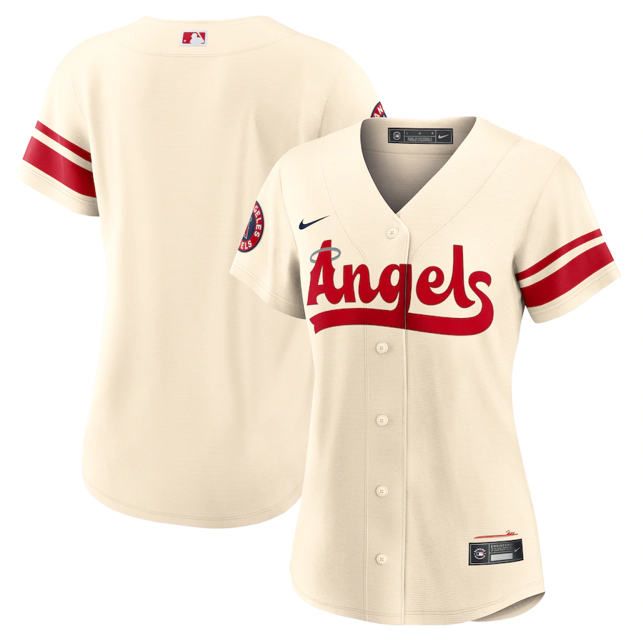 Women's Los Angeles Angels Cream 2022 City Connect Replica Team Jersey