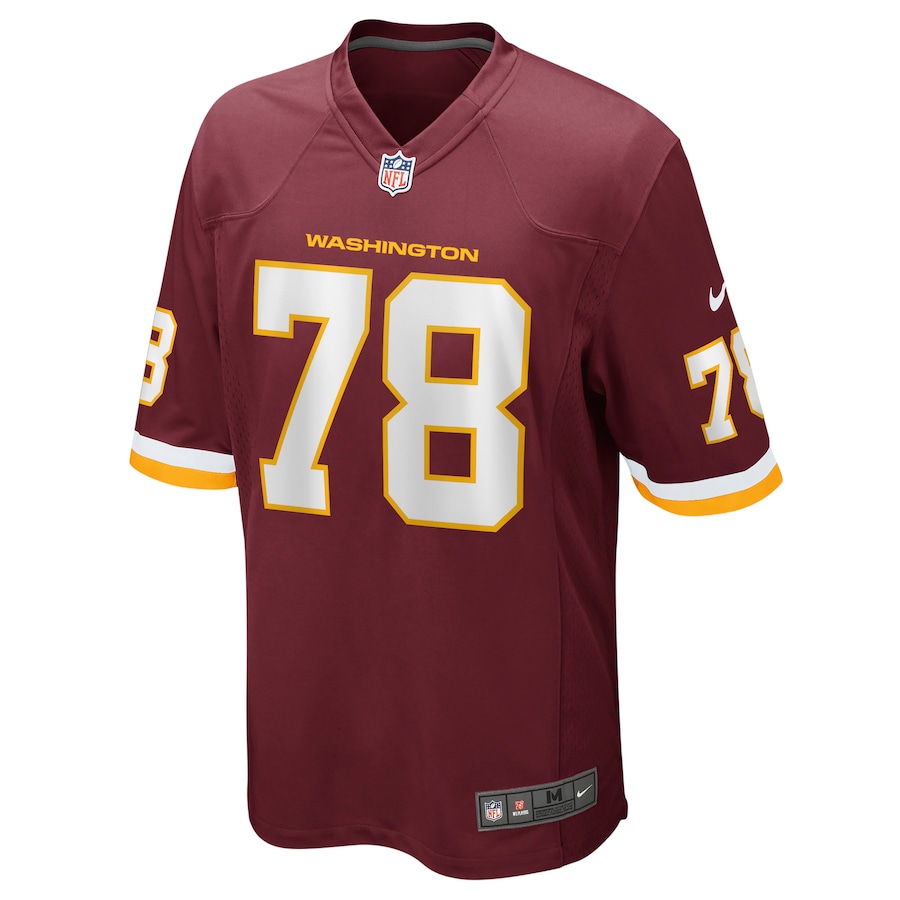 Men’s Nike Cornelius Lucas Washington Football Team Burgundy Game Player Jersey