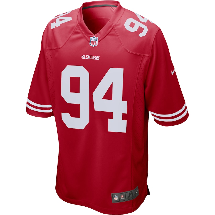 Men’s San Francisco 49ers Solomon Thomas Nike Scarlet Player Game Jersey