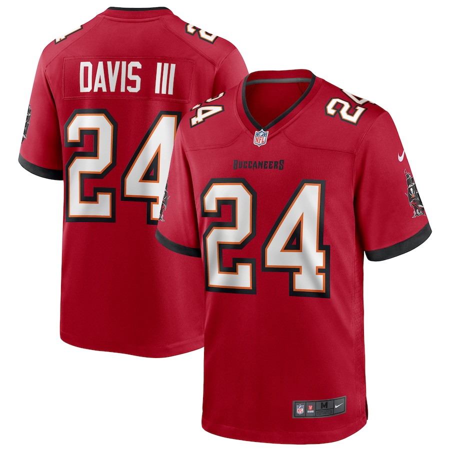 Men’s Tampa Bay Buccaneers Carlton Davis III Nike Red Game Player Jersey