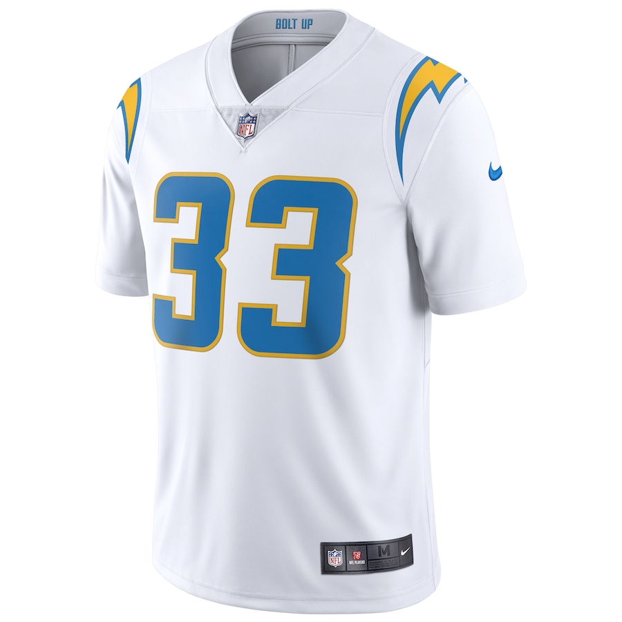 Men’s Los Angeles Chargers Derwin James Nike White Vapor Limited Jersey