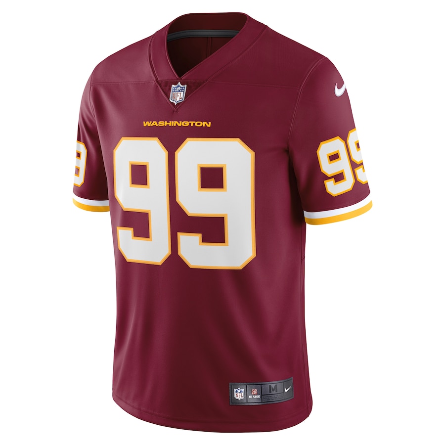 Men’s Washington Football Team Chase Young Nike Burgundy Vapor Limited Jersey