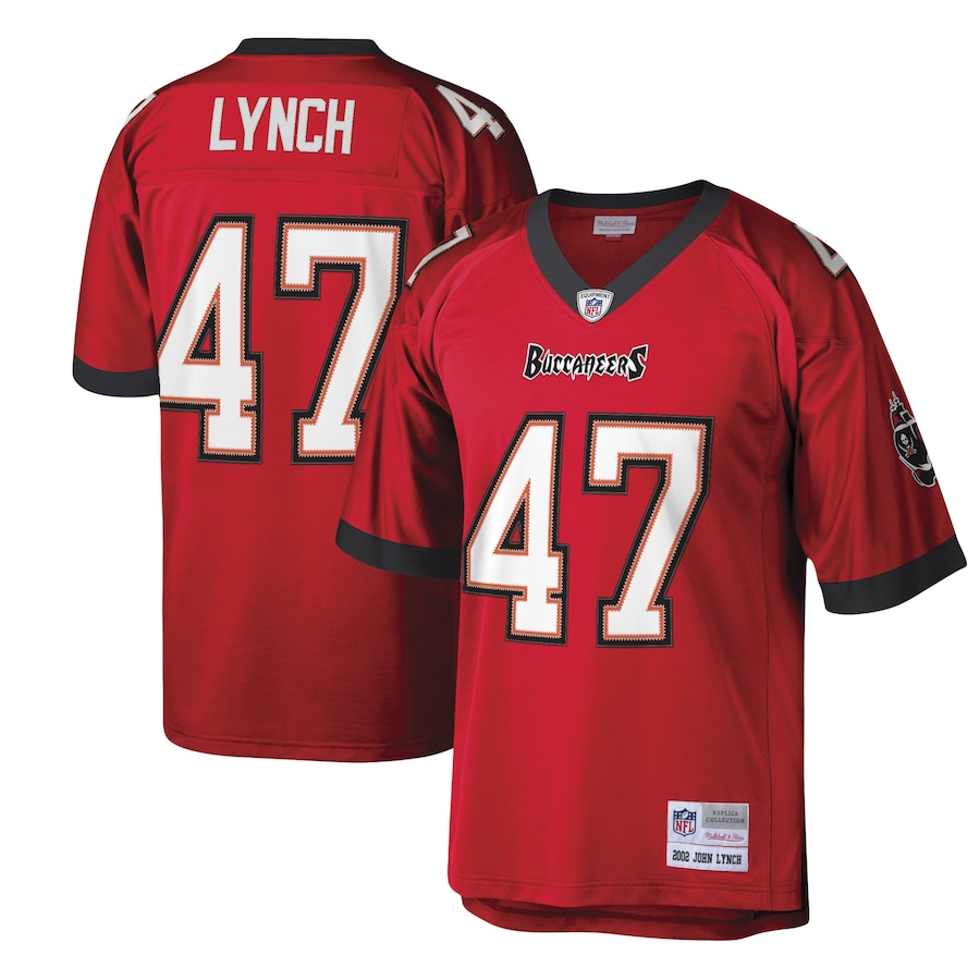 Men’s Tampa Bay Buccaneers John Lynch Mitchell & Ness Red Legacy Replica Jersey