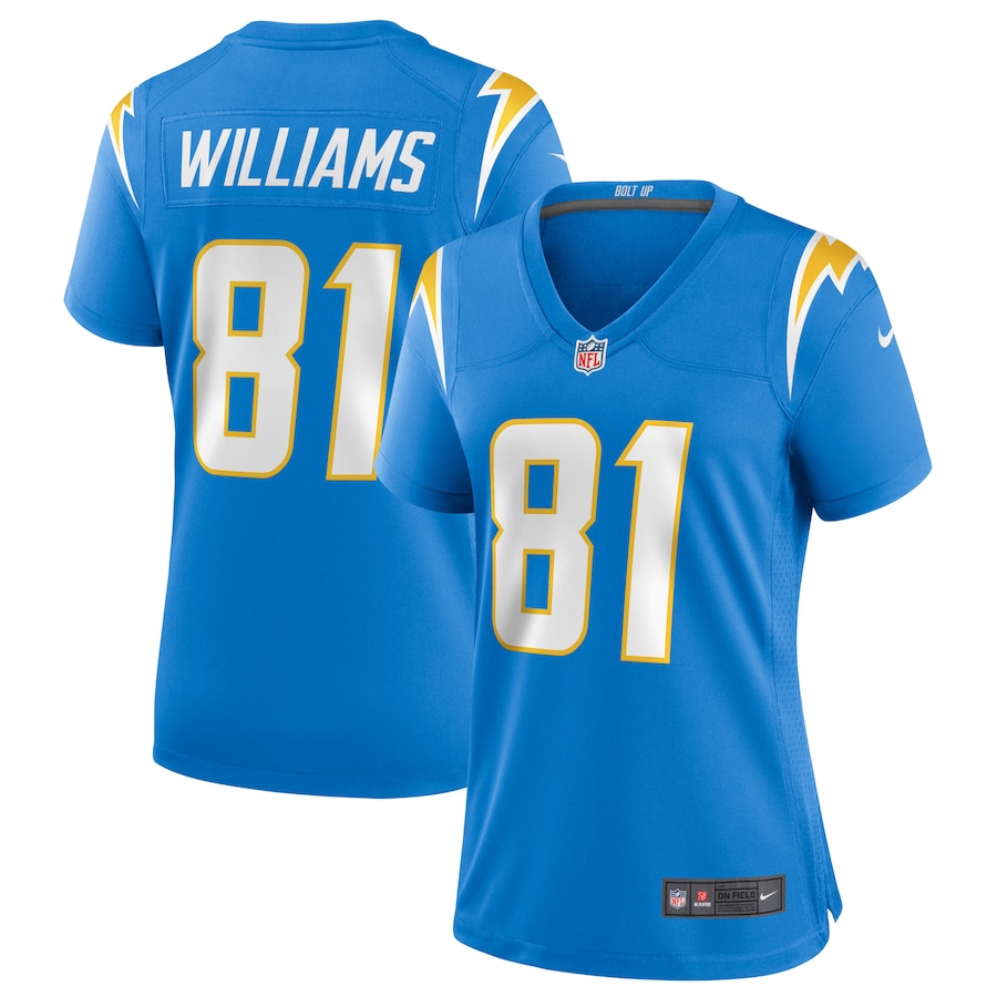 Women’s Los Angeles Chargers Mike Williams Nike Powder Blue Game Jersey