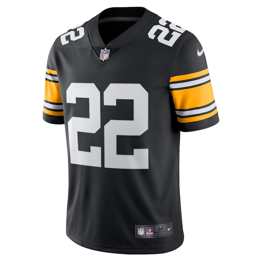 Men’s Pittsburgh Steelers Najee Harris Nike Black Alternate Vapor Limited Jersey