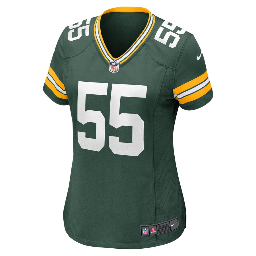Women’s Green Bay Packers Kingsley Enagbare Nike Green Player Game Jersey