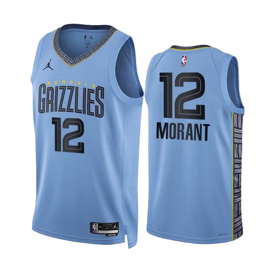Men's Memphis Grizzlies Ja Morant Jordan Brand Blue 2022-23 Swingman Jersey