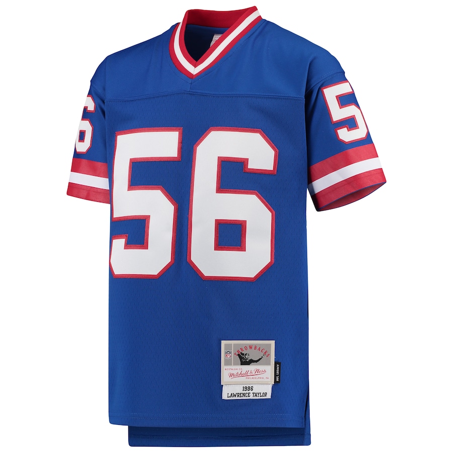 Youth New York Giants Lawrence Taylor Mitchell & Ness Royal 1986 Legacy Retired Player Jersey