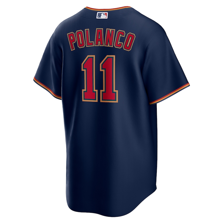 Men's Minnesota Twins Jorge Polanco Navy Alternate Replica Player Name Jersey