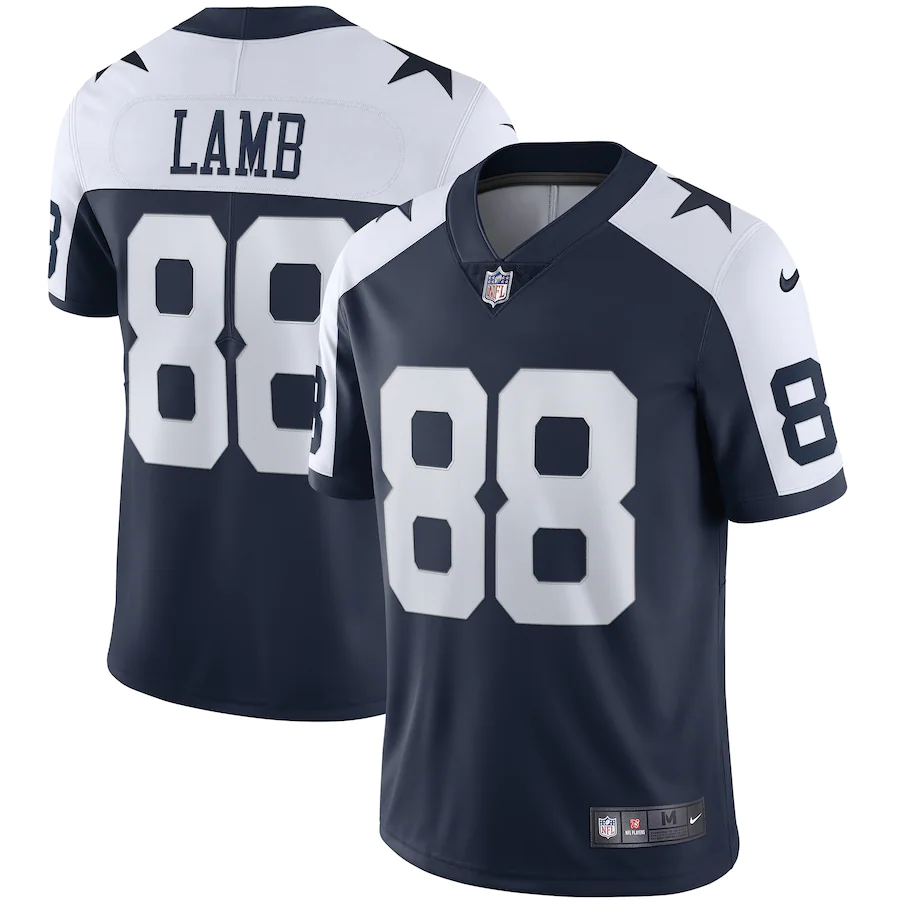 Men's Dallas Cowboys CeeDee Lamb Nike Navy Alternate Vapor Limited Jersey