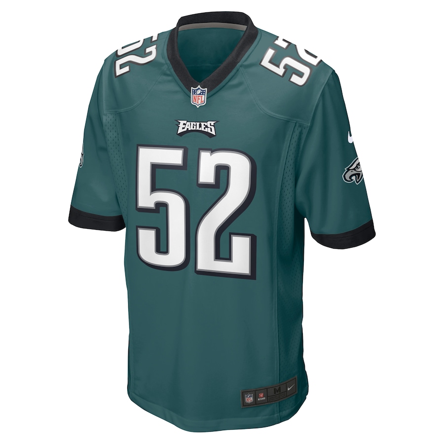 Men’s Philadelphia Eagles Davion Taylor Nike Midnight Green Game Jersey