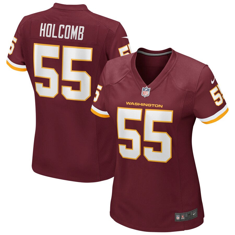Women’s Washington Football Team Cole Holcomb Nike Burgundy Game Player Jersey