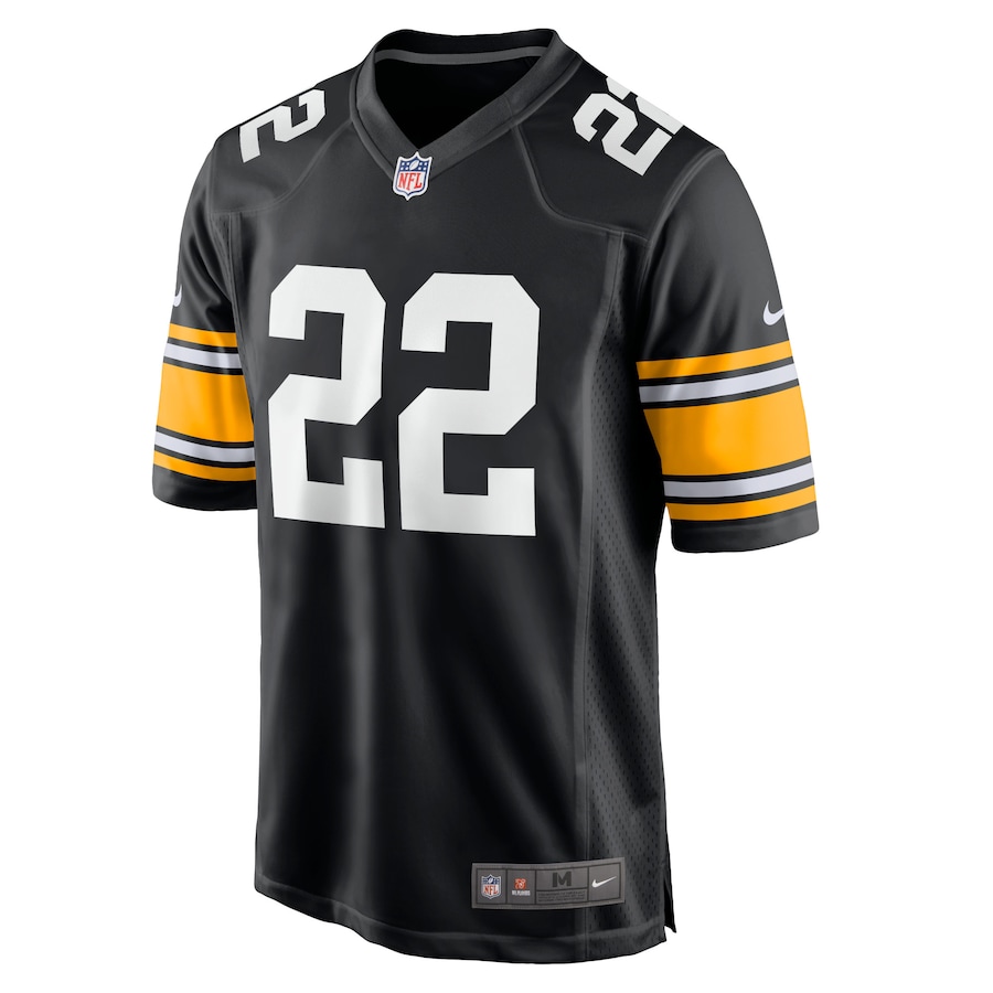 Men’s Pittsburgh Steelers Najee Harris Nike Black Home Player Game Jersey