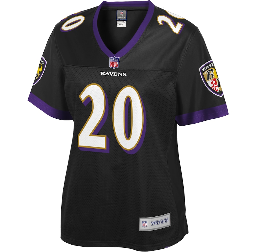 Women’s Baltimore Ravens Ed Reed NFL Pro Line Black Retired Player Jersey