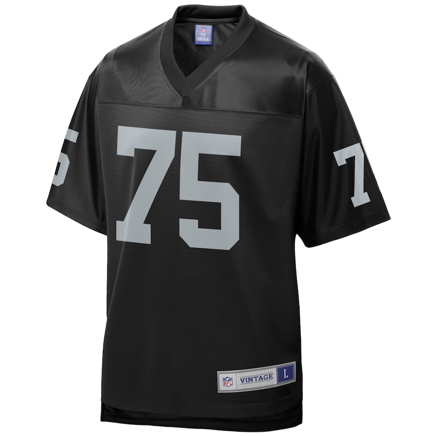 Men’s Las Vegas Raiders Howie Long NFL Pro Line Black Retired Team Player Jersey