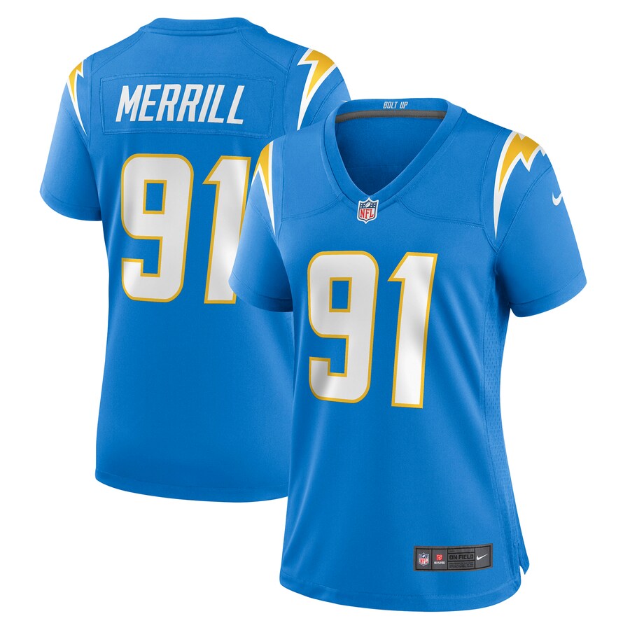 Women’s Los Angeles Chargers Forrest Merrill Nike Powder Blue Player Game Jersey