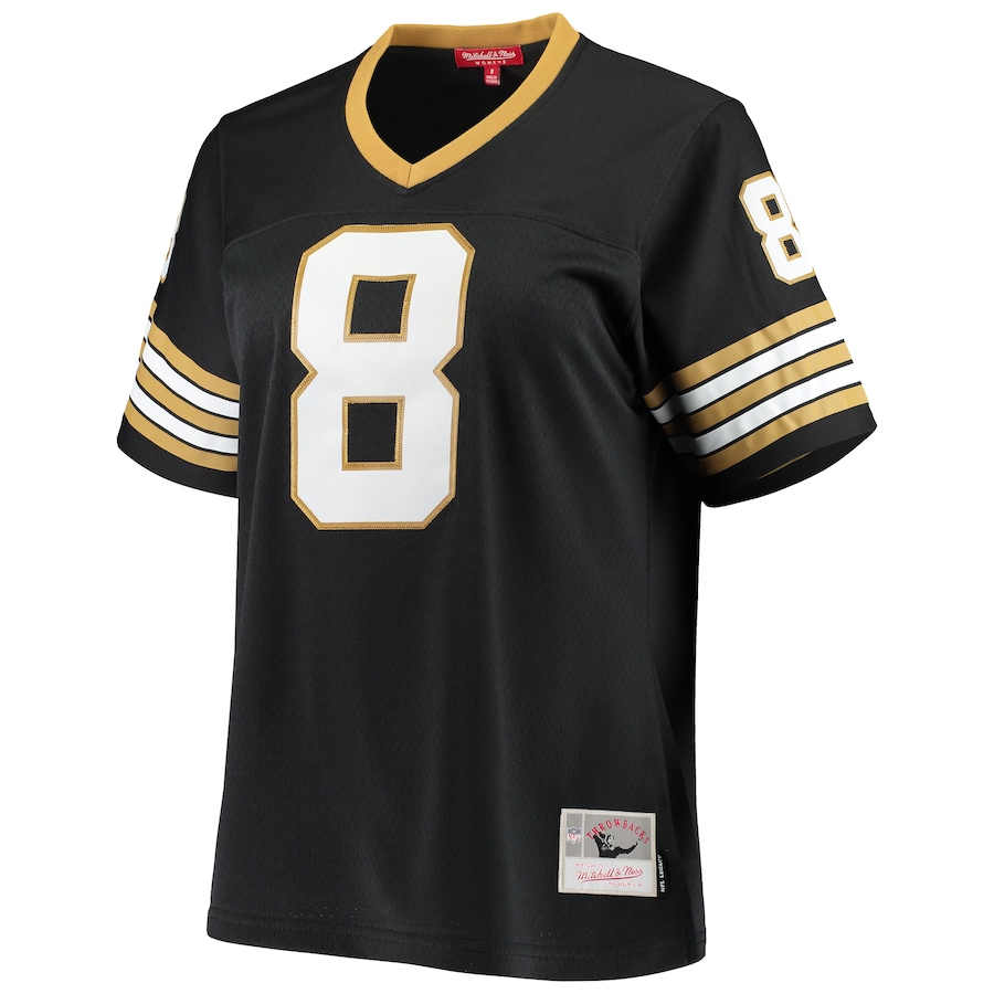 Women’s New Orleans Saints Archie Manning Mitchell & Ness Black 1979 Legacy Replica Jersey