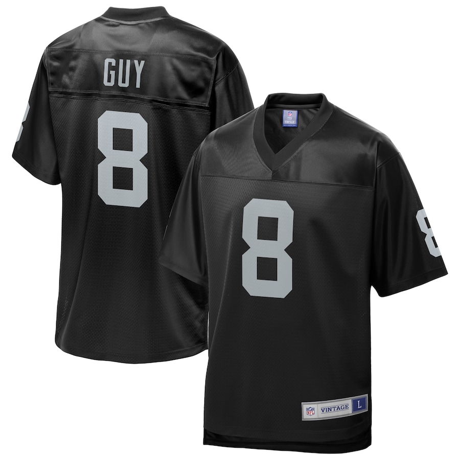 Men’s Las Vegas Raiders Ray Guy NFL Pro Line Black Retired Player Jersey