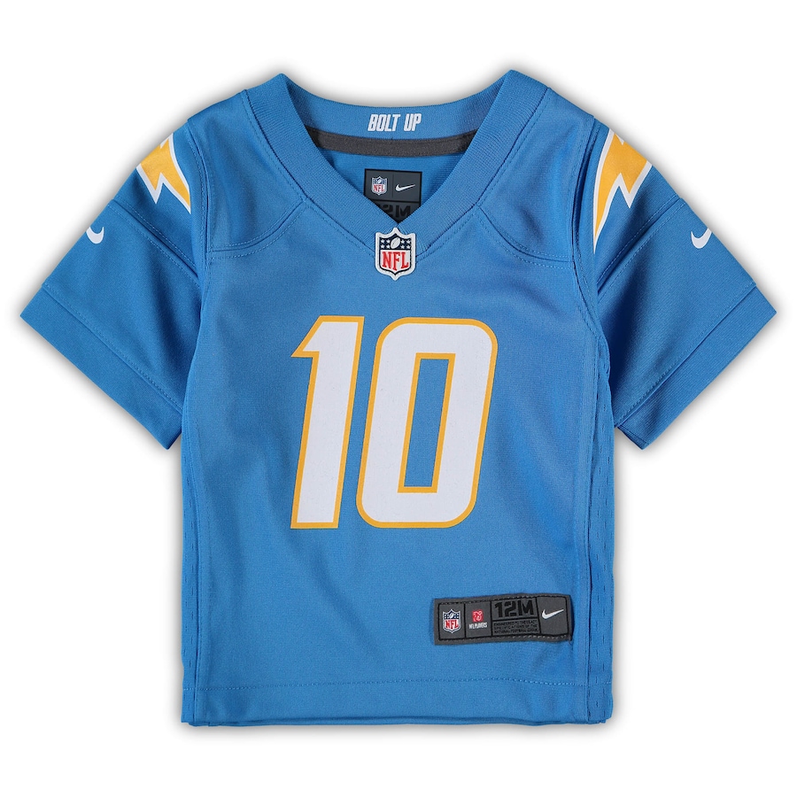 Infant Los Angeles Chargers Justin Herbert Nike Powder Blue Game Jersey