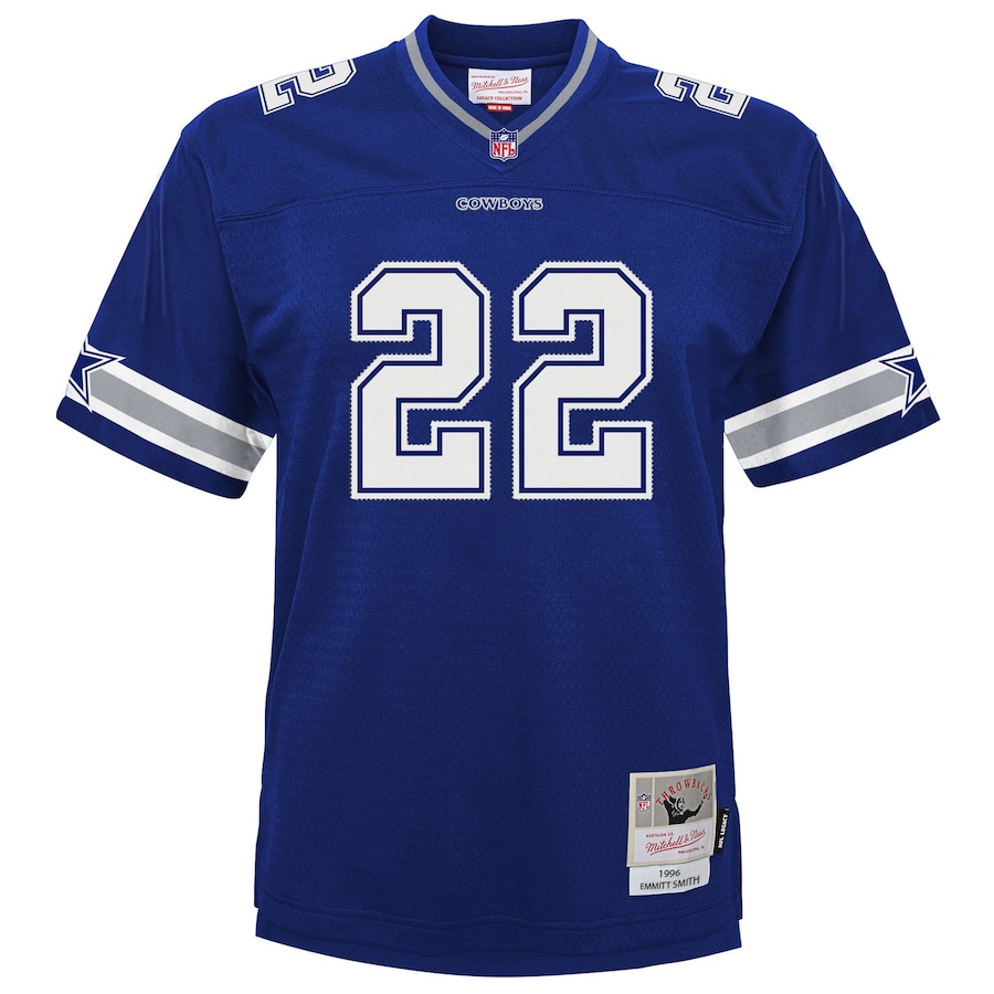 Youth Dallas Cowboys Emmitt Smith Mitchell & Ness Navy Retired Player Legacy Jersey
