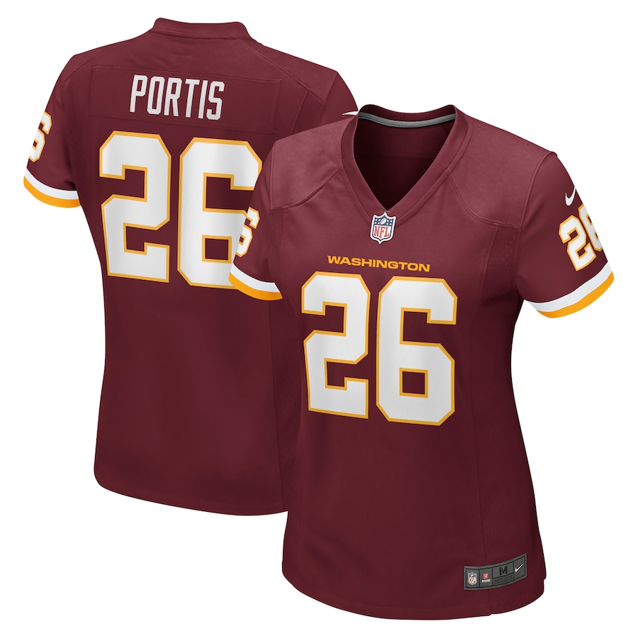 Women’s Washington Football Team Clinton Portis Nike Burgundy Retired Player Jersey