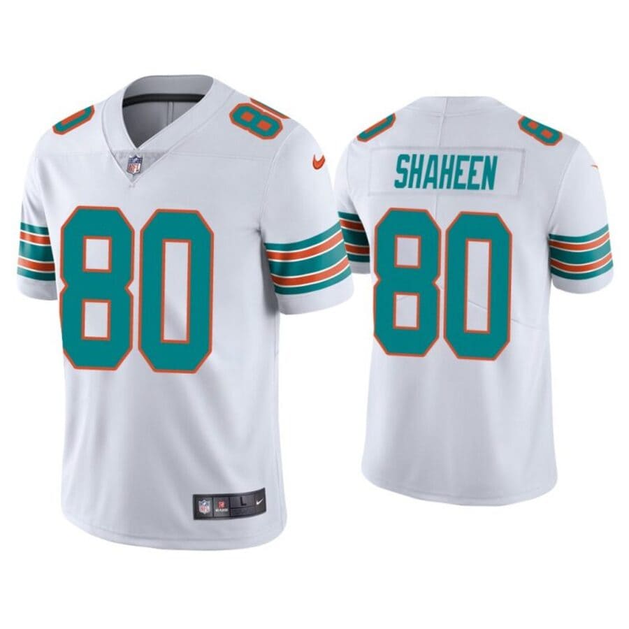 Men's Miami Dolphins Adam Shaheen White 2nd Alternate Vapor Limited Jersey