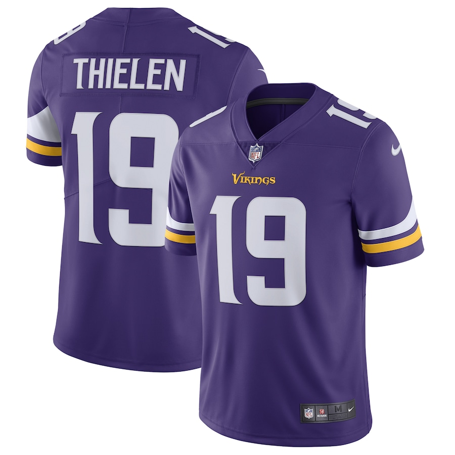 Men’s Minnesota Vikings Adam Thielen Nike Purple Vapor Untouchable Limited Jersey