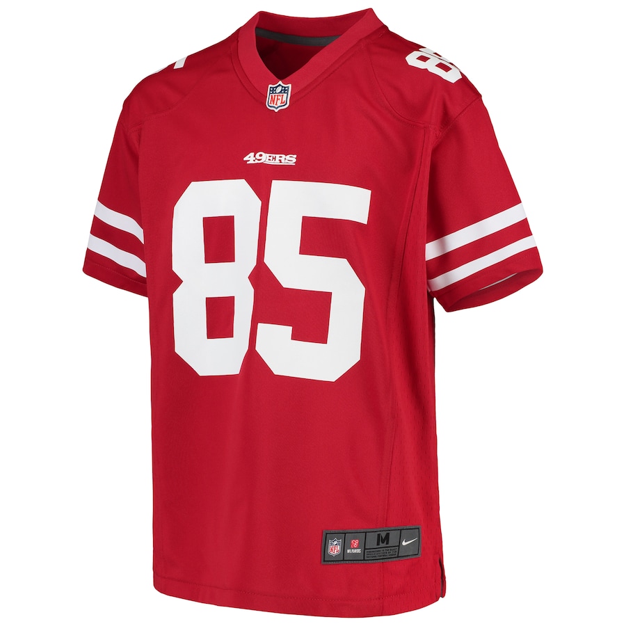 George Kittle San Francisco 49ers Nike Youth Player Game Jersey – Scarlet