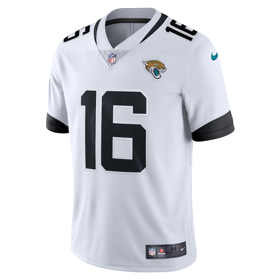 Men’s Jacksonville Jaguars Trevor Lawrence Nike White Vapor Limited Jersey